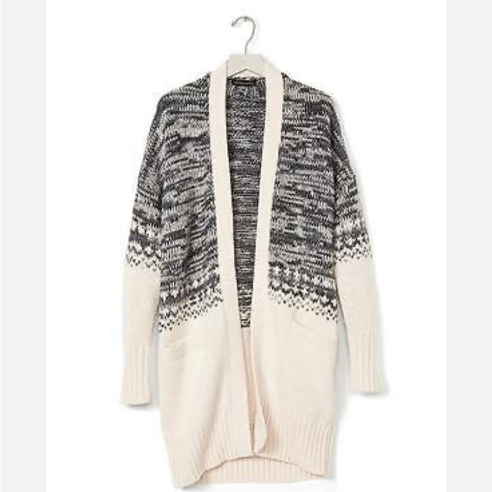 Banana Republic Fair Isle Cozy knit cardigan